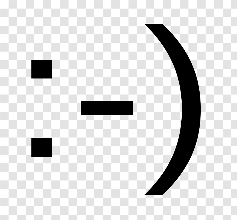 Emoticon Smiley's People Emoji - Monochrome - Smiley Transparent PNG
