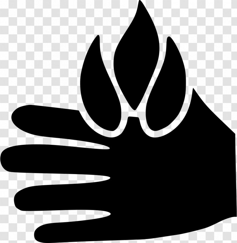 Burn Symbol Clip Art - Monochrome Transparent PNG