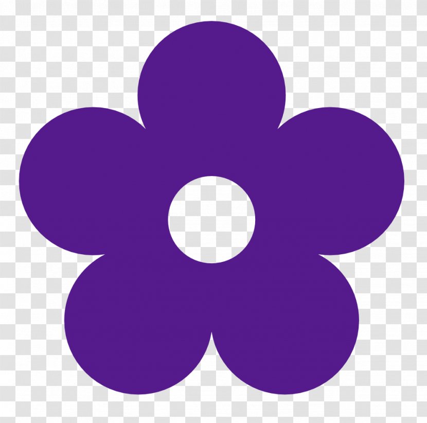 Blue Flower Clip Art - Purple - Cliparts Free Transparent PNG