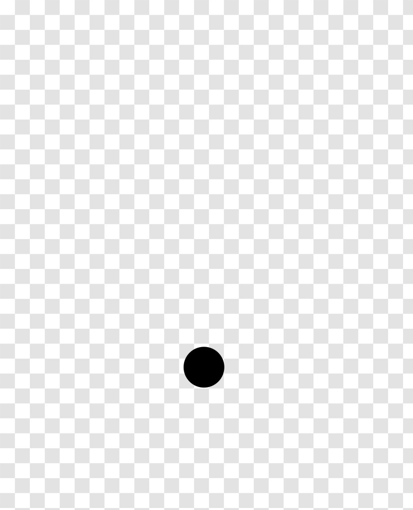 Circle Point - Black M - Punctuation Transparent PNG