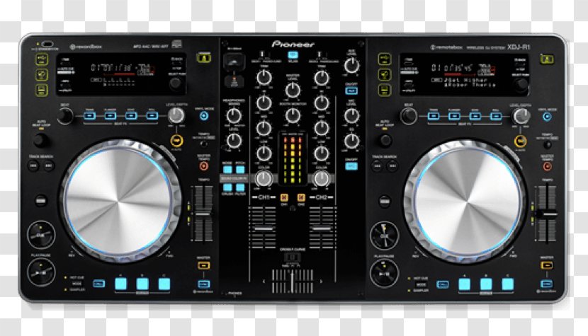 Disc Jockey DJ Controller Pioneer XDJ-R1 Audio Mixers - Silhouette - Dj Machine Transparent PNG