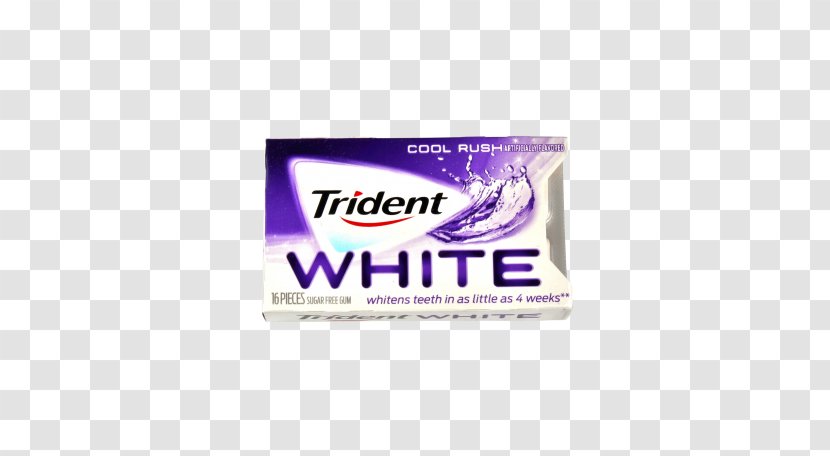 Chewing Gum Trident Peppermint Food - Xylitol - Wrigley's Spearmint Transparent PNG