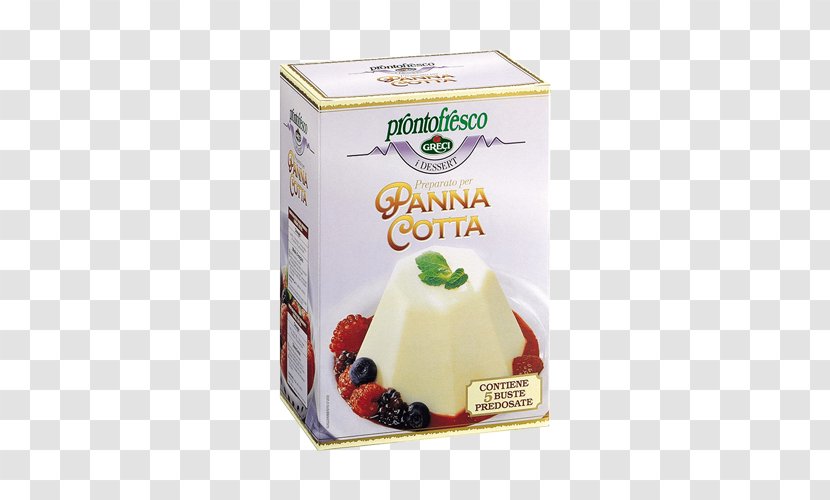 Panna Cotta Cream Milk Italian Cuisine Profiterole - Cheese Transparent PNG