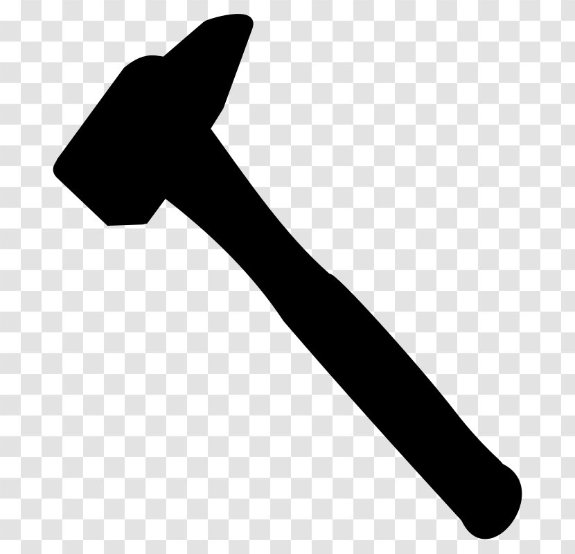 Blacksmith Hammer Tool Anvil Clip Art - Hand - Vector Transparent PNG