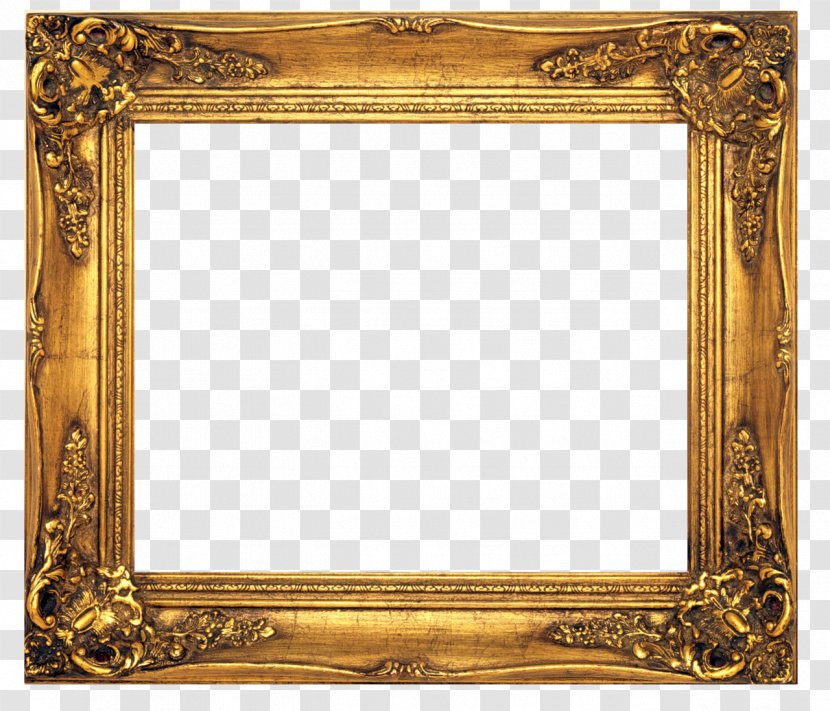 Old Fashioned Picture Frames Stock Photography Clip Art - Gold Transparent PNG