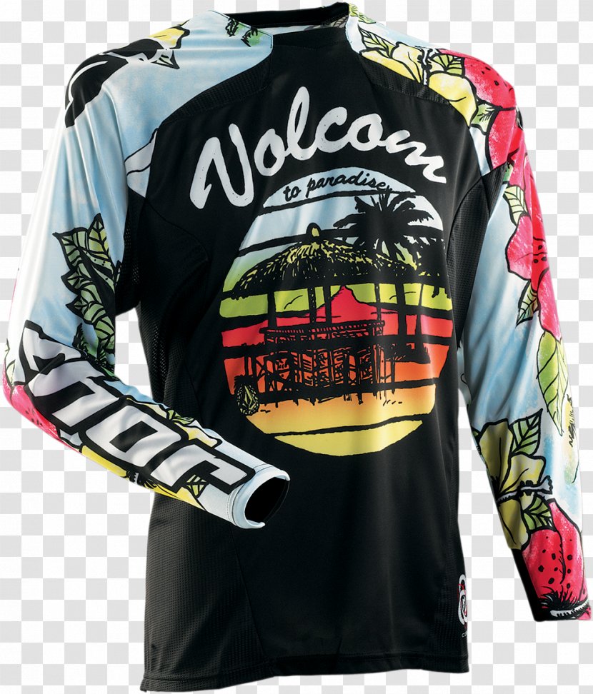 Motocross Motorcycle Helmets Jersey Bicycle - Jacket Transparent PNG