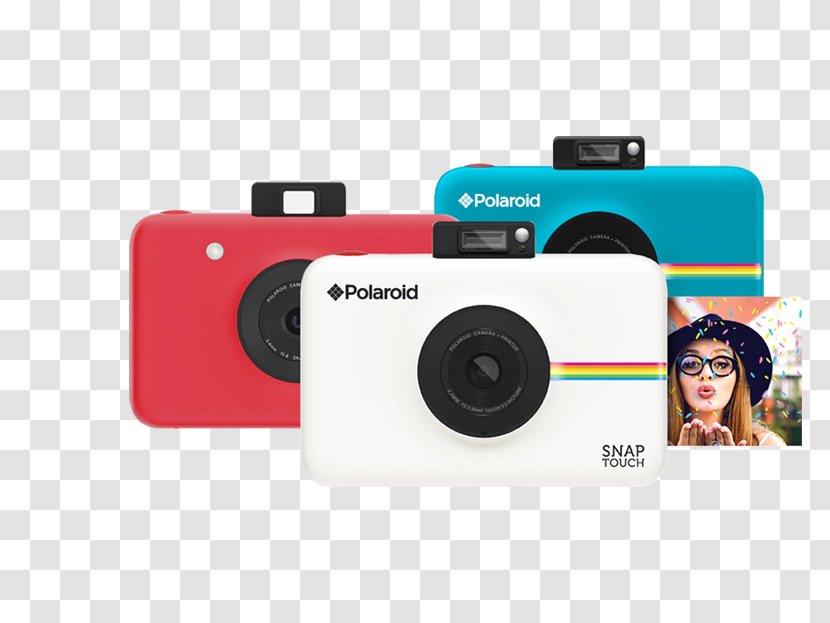 Polaroid Snap Touch 13.0 MP Compact Digital Camera - 1080pBlush Pink Instant PrinterCamera Transparent PNG