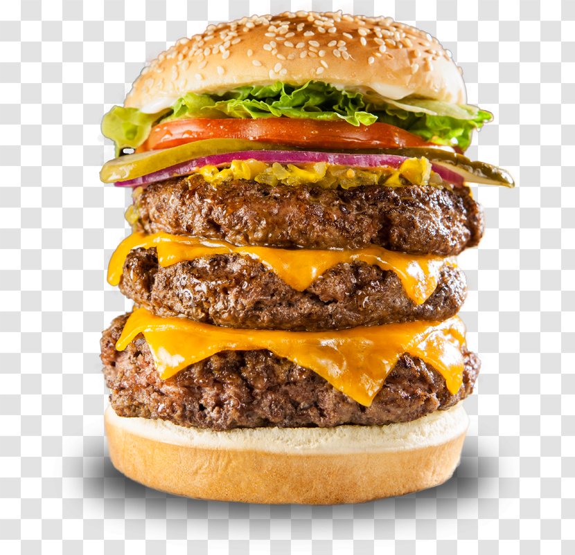 Hamburger Veggie Burger Fatburger Restaurant Cheese - Salmon - King Transparent PNG