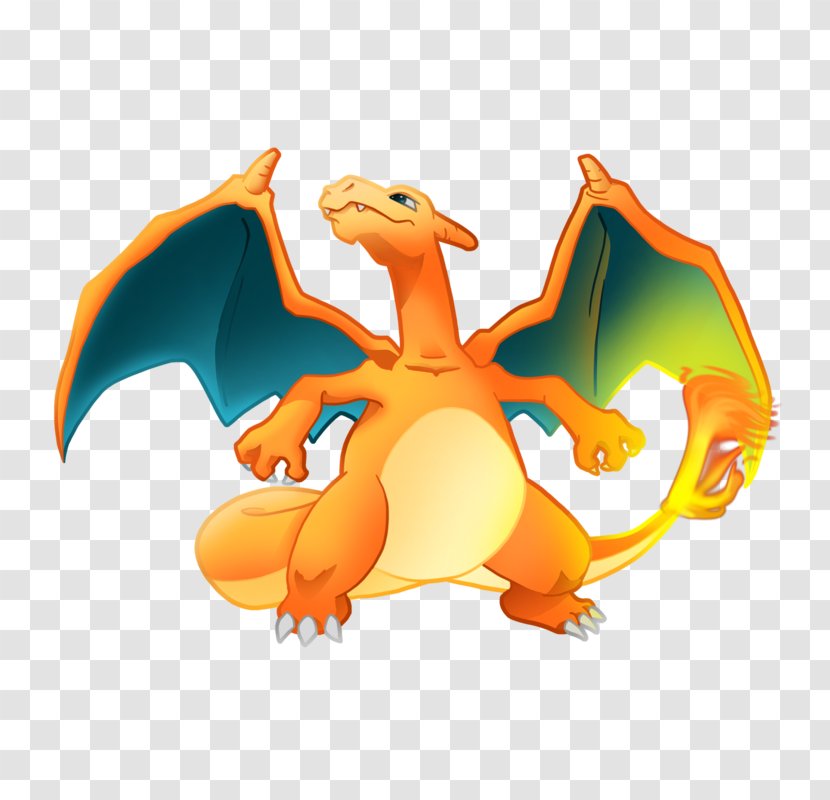 Massively Multiplayer Online Role-playing Game Cartoon - July - Charizard Transparent PNG