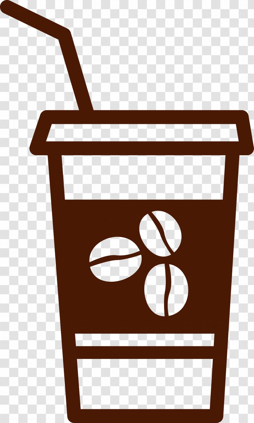 Iced Coffee Cappuccino Espresso Cafe - Plastic Cup - Waidai With Beans Transparent PNG