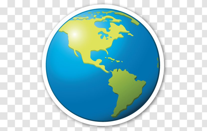 World Emoji Earth Sticker - Smiley - Idr Symbol Transparent PNG