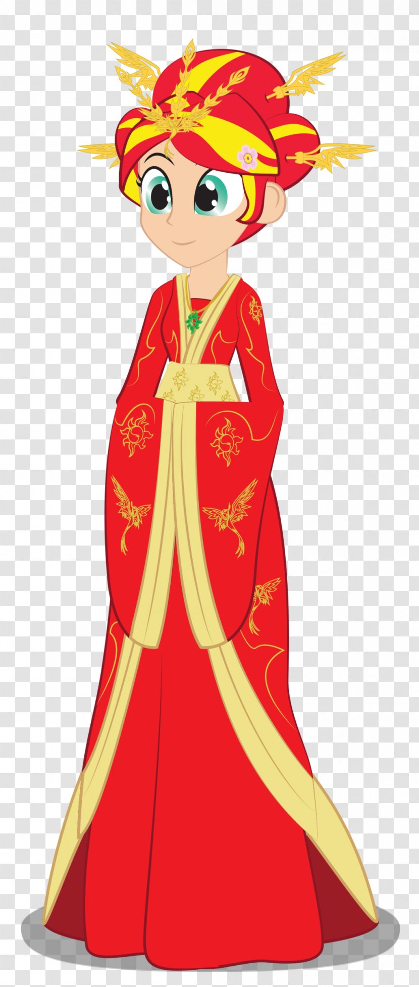Sunset Shimmer DeviantArt Female - Princess - Red Transparent PNG
