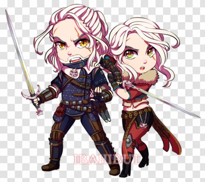 Geralt Of Rivia The Witcher 3: Wild Hunt Ciri Drawing - Watercolor Transparent PNG