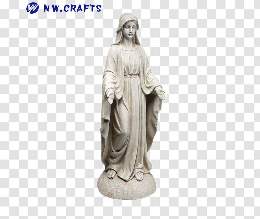 Statue Garden Ornament Sculpture Design Toscano - Virgin Mary Transparent PNG