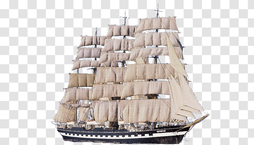Sailing Ship Kruzenshtern Tall - Gorch Fock - The Transparent PNG