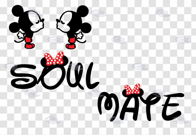 Mickey Mouse Minnie T-shirt Soulmate The Walt Disney Company - Tshirt - Just Married Transparent PNG