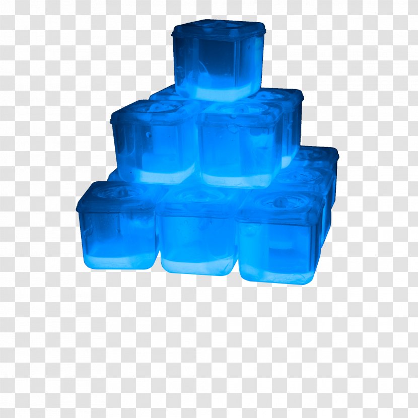 Ice Cube Light Green - Yellow - Blue Cubes Transparent PNG