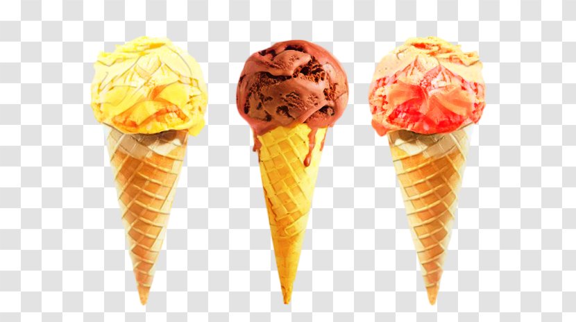 Ice Cream Cones Waffle Wafer - Krim Transparent PNG