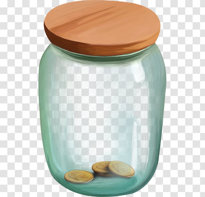 Jar Coin Currency Glass - Lid - Change Transparent PNG