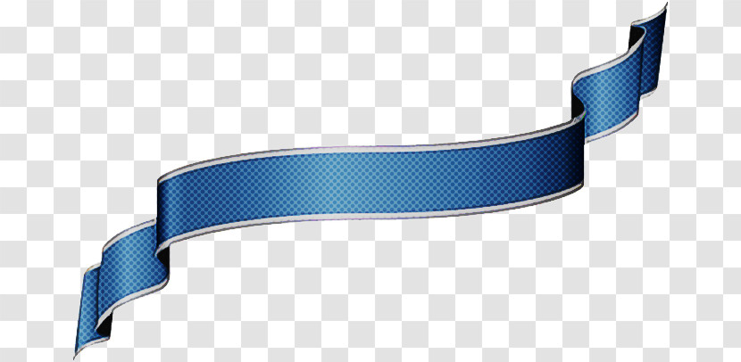 Blue Ribbon Electric Blue Strap Belt Transparent PNG