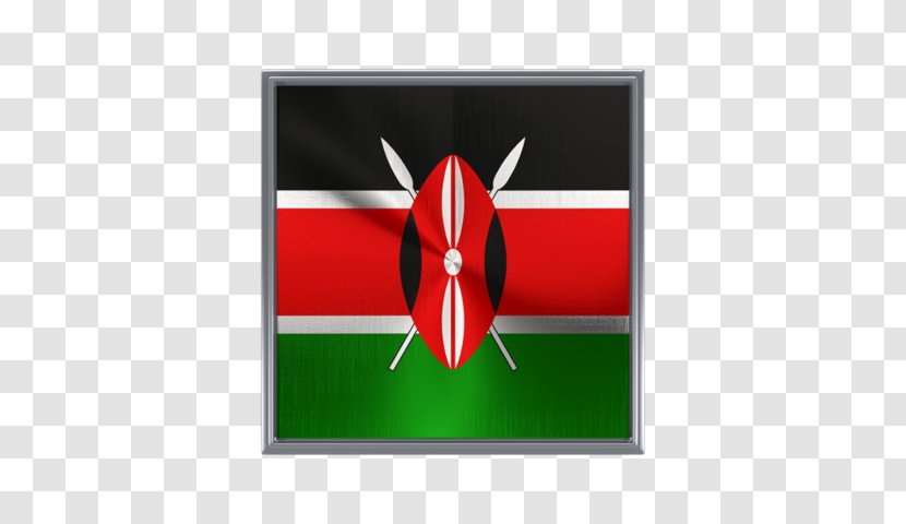 Flag Of Kenya Nairobi Stock Photography - Metal Square Transparent PNG