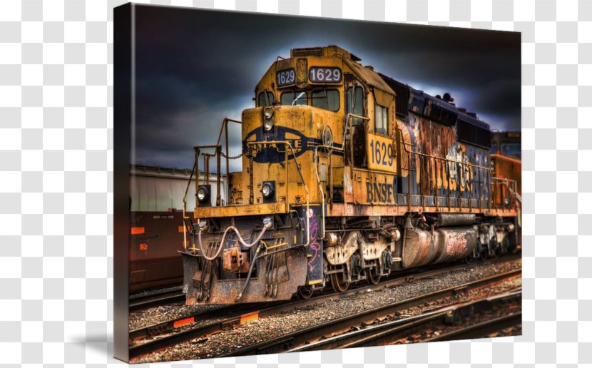 Saginaw Train Railroad Car Rail Transport Track - Locomotive Transparent PNG
