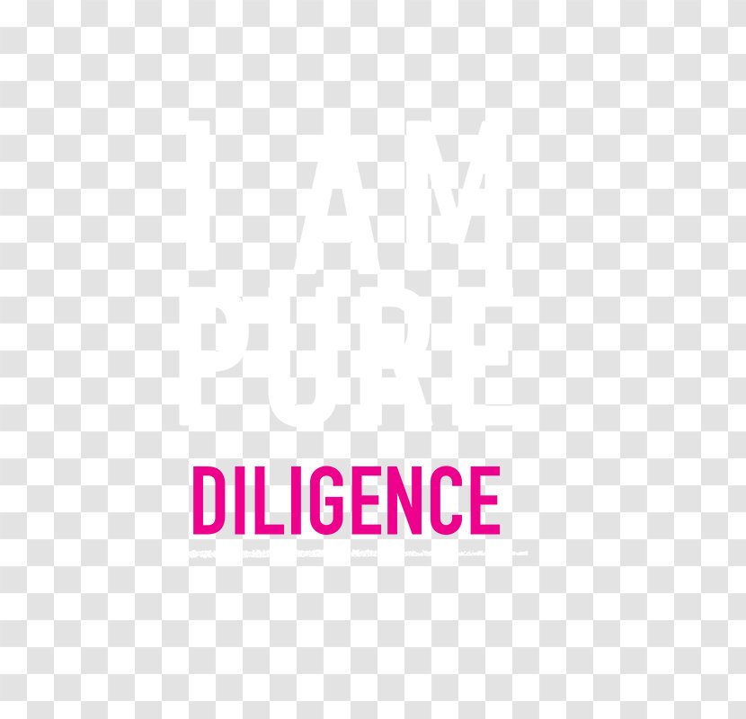 Logo Balance 017 Brand Line Font - Pink M - Diligence Transparent PNG