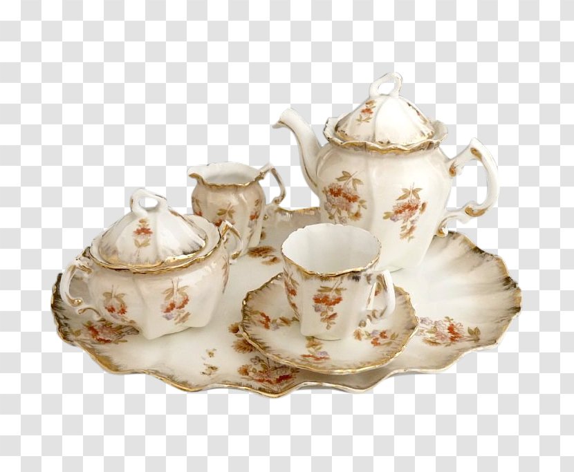 Porcelain Tea Set Teacup - Dinnerware - English Breakfast Transparent PNG