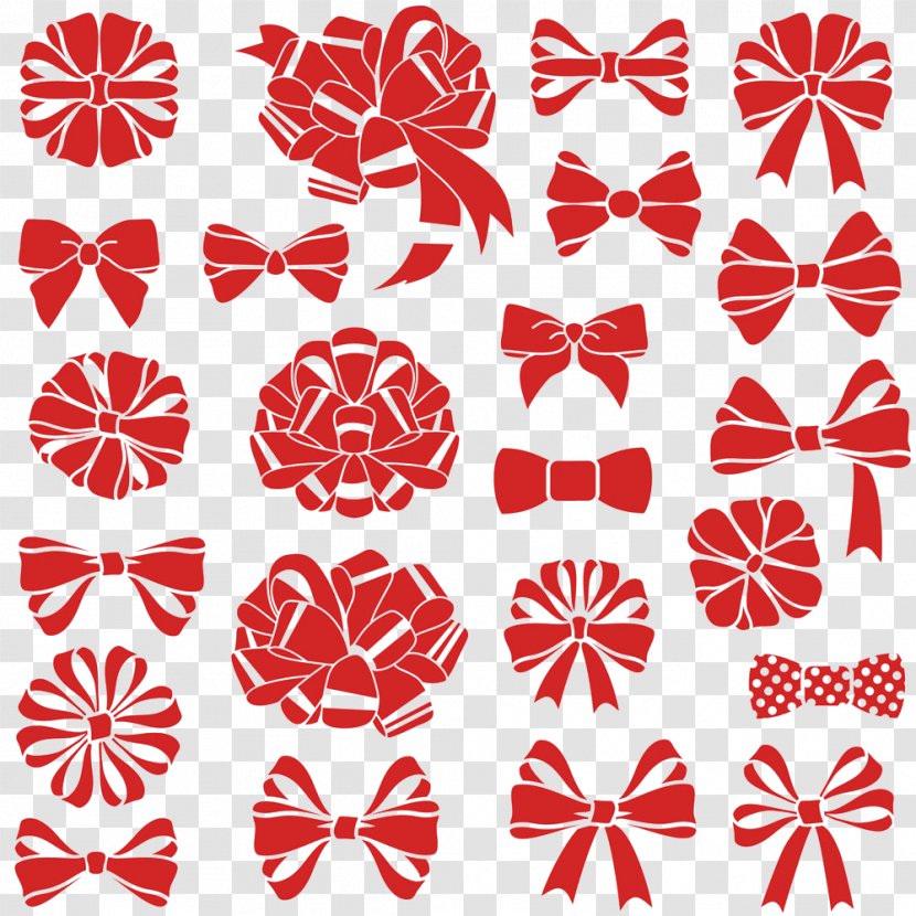 Ribbon Royalty-free Clip Art - Black And White - Creative Image Red Bow Vector Transparent PNG