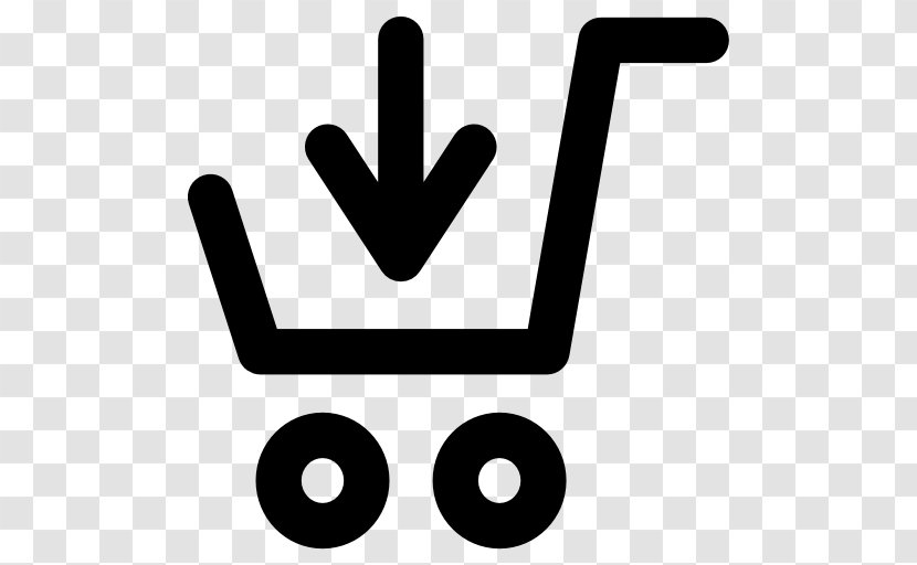 Shopping Cart Online - Black And White Transparent PNG