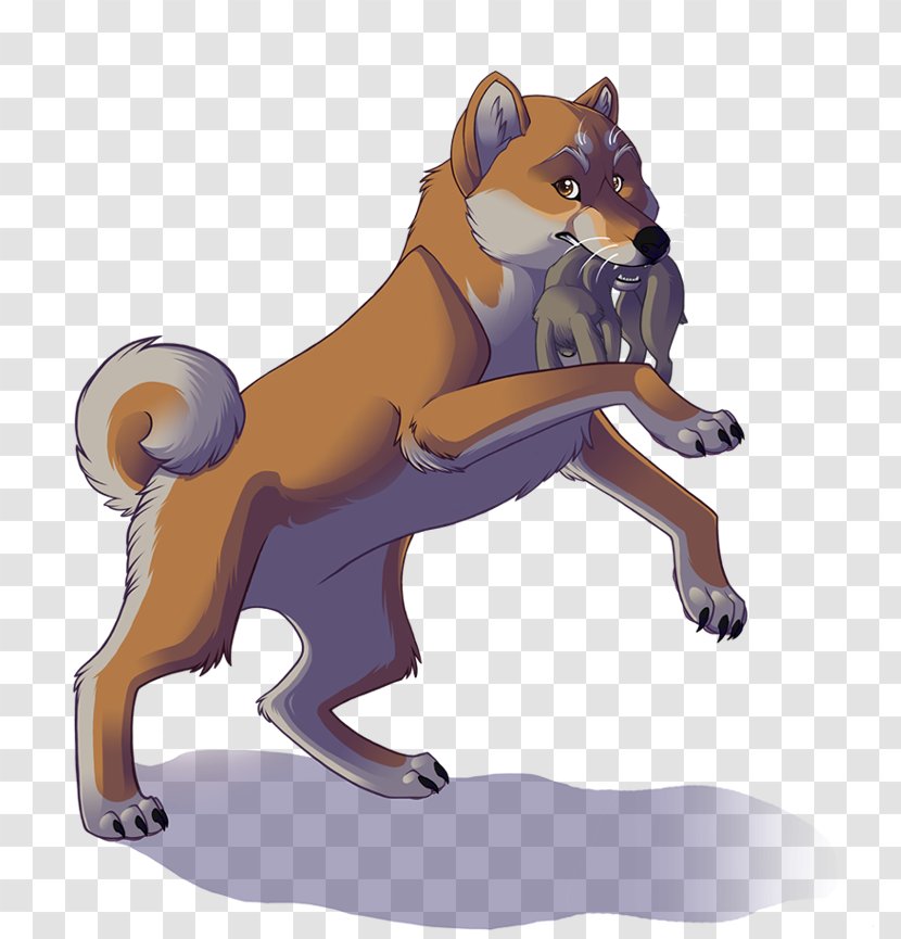 Red Fox Big Cat Cartoon Transparent PNG