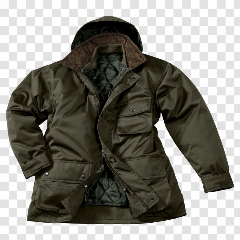 Jacket Hood Coat Pocket Sleeve - Angling - Hunting Transparent PNG