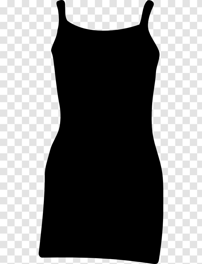 Silhouette Wedding Dress Clothing - Black And White Transparent PNG