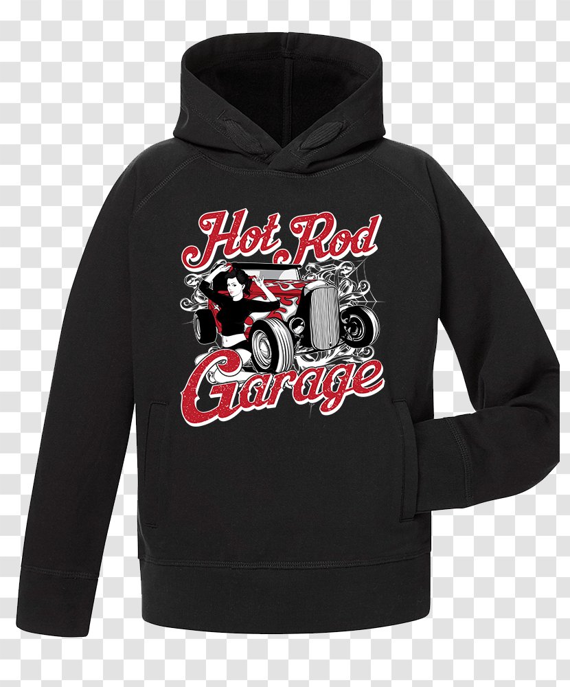 Hoodie T-shirt Clothing Raglan Sleeve - Tshirt - Hot Rod Garage Transparent PNG