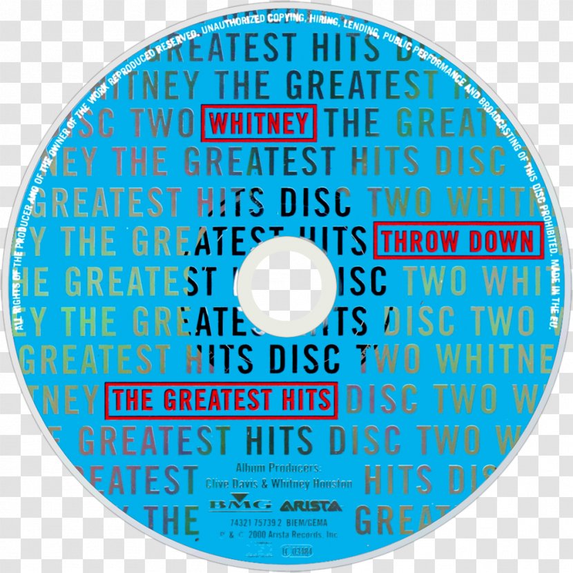 Compact Disc Blu-ray Circle Brand - Bluray - Whitney Houston Transparent PNG