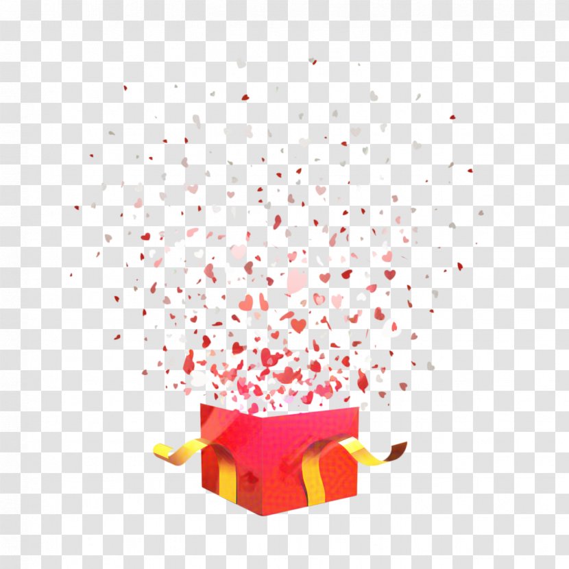 Cartoon Confetti - Red Transparent PNG