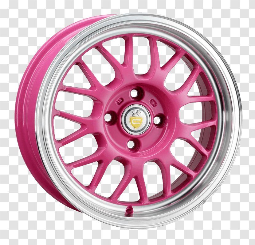 Alloy Wheel Volkswagen Rim - Pink - Lada Riva Transparent PNG