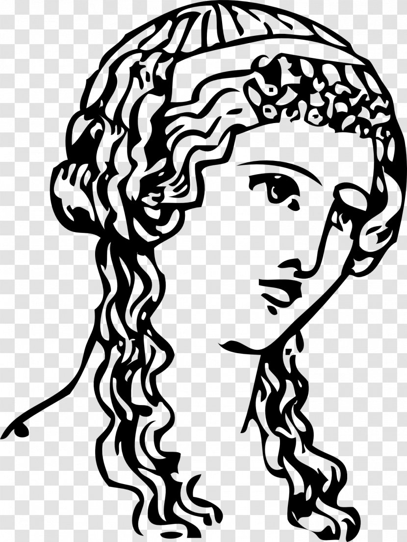 Ancient Greece Clip Art - Flower - Hairdressing Card Transparent PNG
