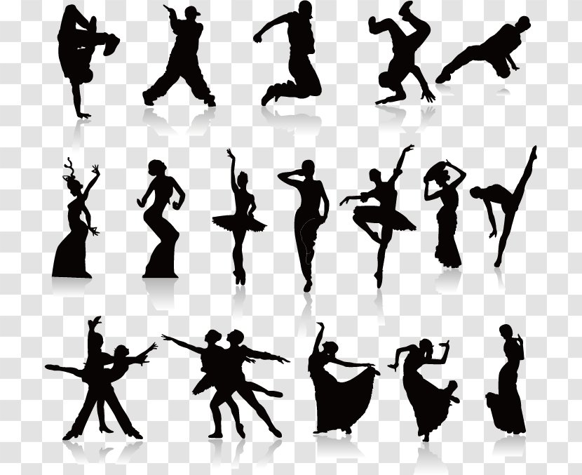 Dance Silhouette Poster - Street - Vector Transparent PNG