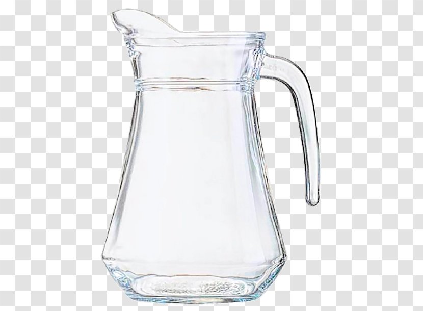 Pitcher Jug Carafe Glass Arcoroc - Tableglass - Juice Shop Transparent PNG