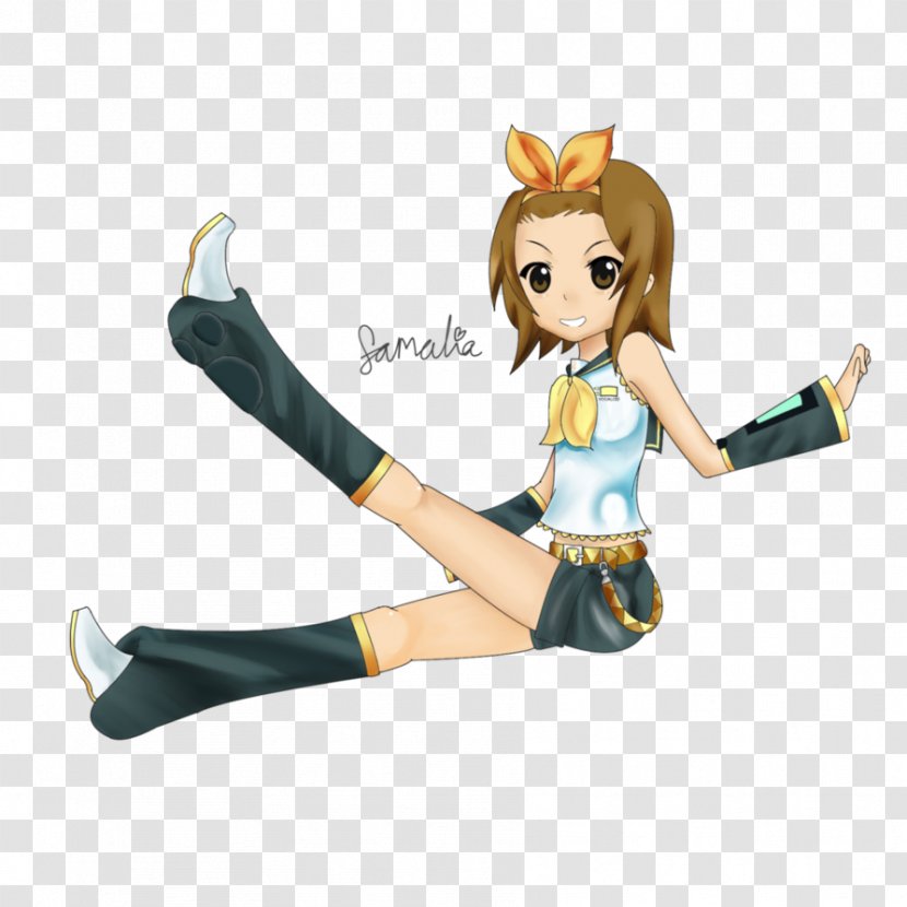 Figurine Animated Cartoon - Ritsu Tainaka Cosplay Transparent PNG