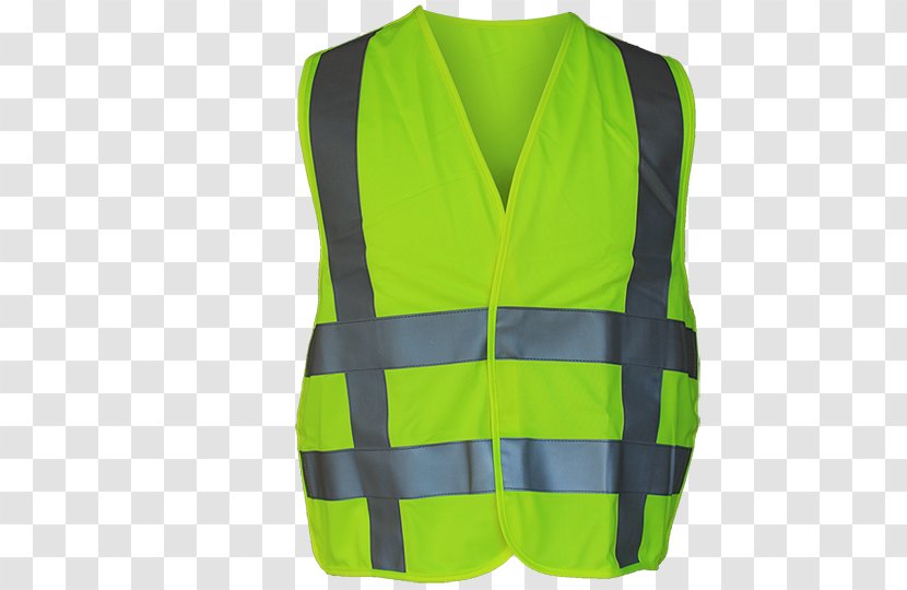Gilets High-visibility Clothing Sleeve - Yellow - Safety Vest Transparent PNG