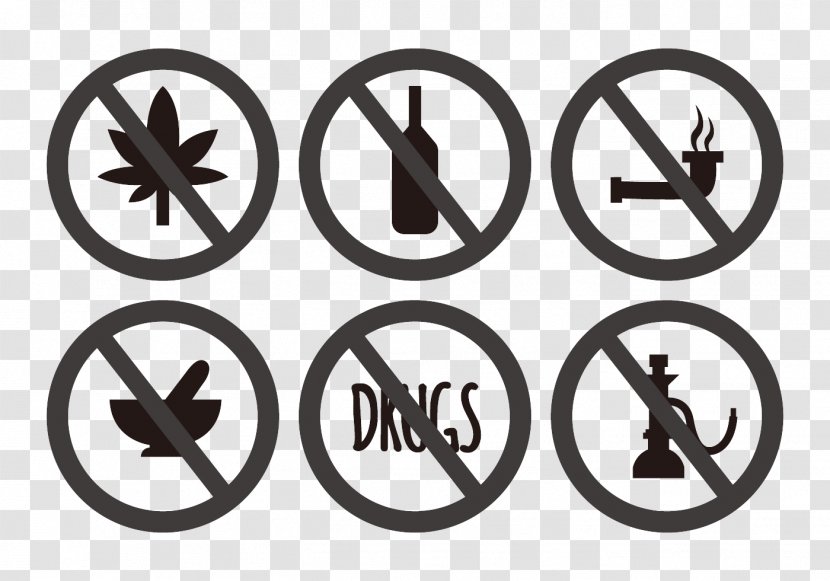 Drug Sign Symbol Illustration - Royaltyfree - Suppresses Prompting Flag Transparent PNG