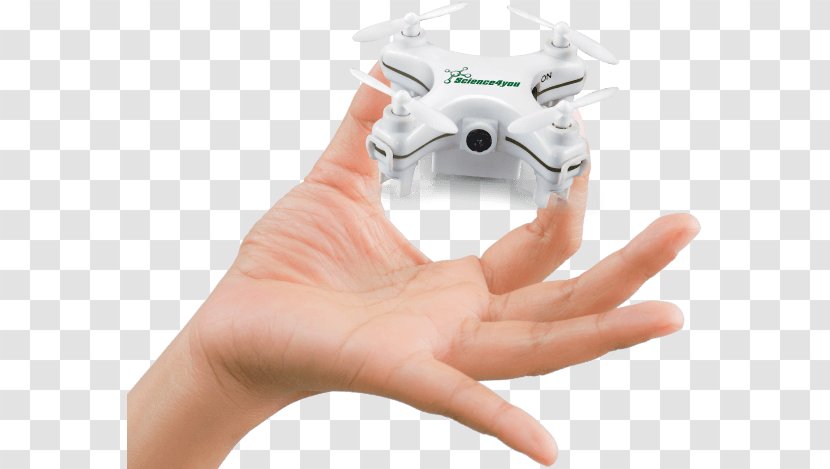 Unmanned Aerial Vehicle Science4you S.A. Education Toy Nail - Hand - NANO TECHNOLOGY Transparent PNG