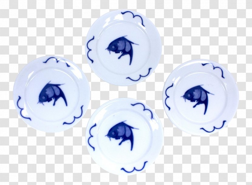 Tableware Cobalt Blue Plate And White Pottery - Chinoiserie Transparent PNG