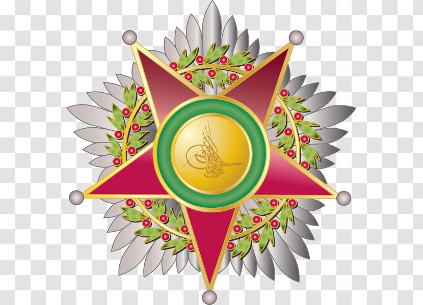 Ottoman Empire Order Of Charity Tughra Osmanieh - Medal Transparent PNG