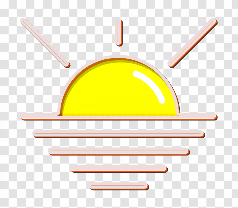 Summer Icon Sunset Icon Sun Icon Transparent PNG