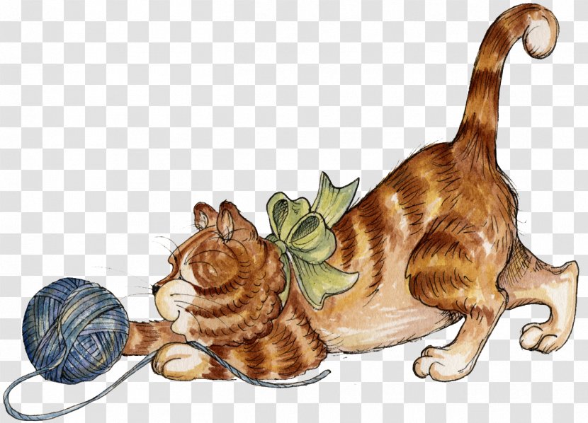 Cats Cartoon - Animal Figure - Small To Mediumsized Transparent PNG