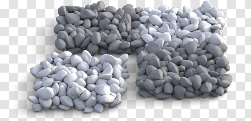 Pebble Gravel Polygon Mesh Rock 3D Computer Graphics - Threedimensional Space - 3ds Max Transparent PNG