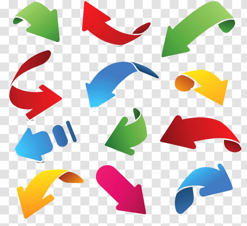 Arrow Royalty-free Illustration - Pointer - Various Types Of Arrows Transparent PNG